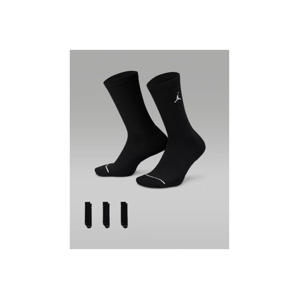 Jordan Everyday Kάλτσες Ψηλές 3 Ζευγάρια (DX9632 010)