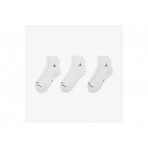 Jordan Everyday Ankle Κάλτσες Κοντές 3 Ζευγάρια (DX9655 100)