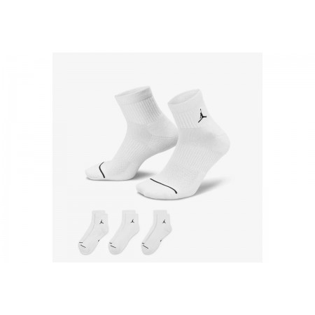 Jordan Everyday Ankle Κάλτσες Κοντές 3 Ζευγάρια 