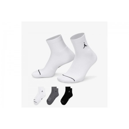 Jordan Everyday Ankle Κάλτσες Κοντές 3 Ζευγάρια 
