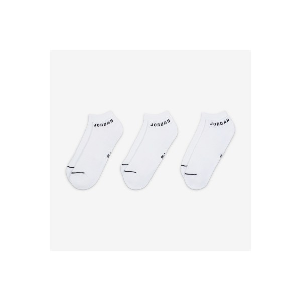 Jordan Everyday Κάλτσες Κοντές 3 Ζευγάρια (DX9656 100)