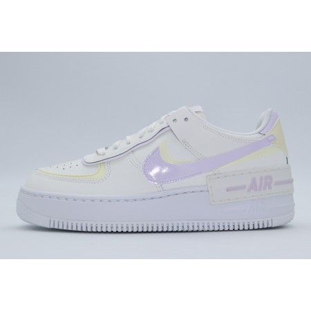 Nike Air Force 1 Shadow Sneakers Εκρού, Λιλά, Κίτρινα, Λευκά