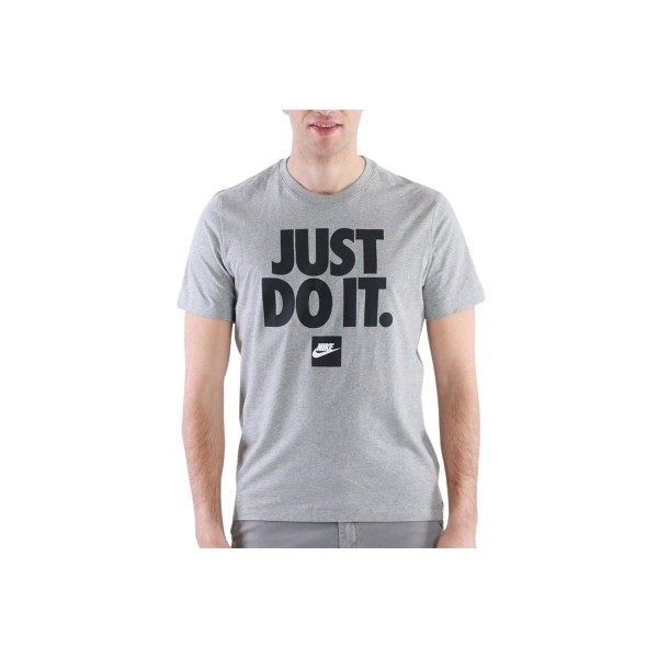 Nike Ανδρικό Κοντομάνικο T-Shirt Γκρι (DZ2989 063)