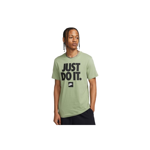 Nike Ανδρικό Κοντομάνικο T-Shirt Φυστικί (DZ2989 386)