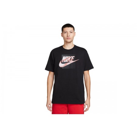 Nike Ανδρικό Κοντομάνικο T-Shirt Μαύρο (DZ2997 010)