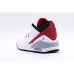 Jordan Max Aura 5 White Varisty Red Παιδικά Sneakers