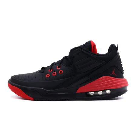Jordan Max Aura 5 Ανδρικά Sneakers Μαύρα, Κόκκινα