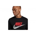 Nike Ανδρικό Κοντομάνικο T-Shirt Μαύρο (DZ5171 010)
