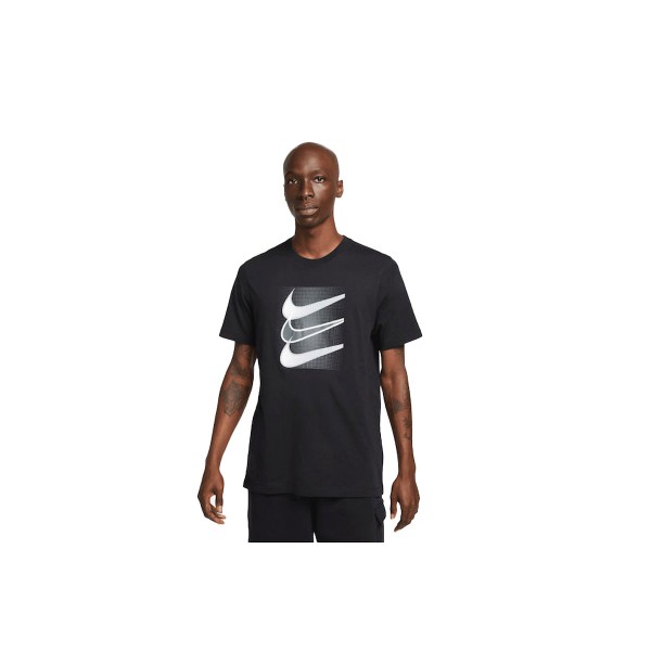 Nike Ανδρικό Κοντομάνικο T-Shirt Μαύρο (DZ5173 010)