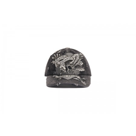 Ed Hardy Brave Hearts 6 Panel Vintage Καπέλο Snapback 