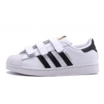 Adidas Originals Superstar Παιδικά Sneakers Λευκά, Μαύρα