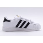 Adidas Originals Superstar Παιδικά Sneakers Λευκά, Μαύρα