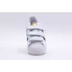 Adidas Originals Superstar Παιδικά Sneakers Λευκά, Μαύρα