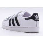 Adidas Originals Superstar Παιδικά Sneakers Λευκά, Μαύρα
