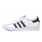 Adidas Originals Superstar Ανδρικά Sneakers Λευκά, Μαύρα, Χρυσά