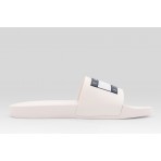 Tommy Jeans Flag Pool Ανδρικές Παντόφλες Λευκές