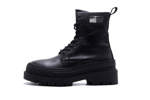 Tommy Jeans Tjw Foxing Lace Up Leather Boot Μποτάκια Μόδας (EN0EN02217 BDS)