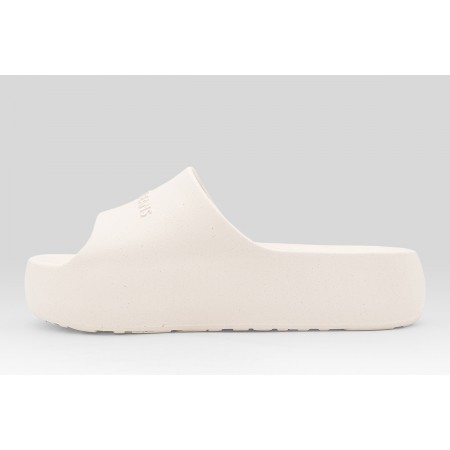 Tommy Jeans Chunky Pool Slide Γυναικείες Παντόφλες Εκρού