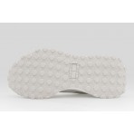 Tommy Jeans Mesh Jacquard Knit Cleat Γυναικεία Sneakers Λευκά