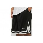 Karl Kani Signature Mesh Shorts Βερμούδα Αθλητική Ανδρική (ESSKKM-MS01BLK BLACK-WHITE)