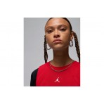 Jordan Sport Diamond Γυναικεία Αθλητική Αμάνικη Μπλούζα Κόκκινη