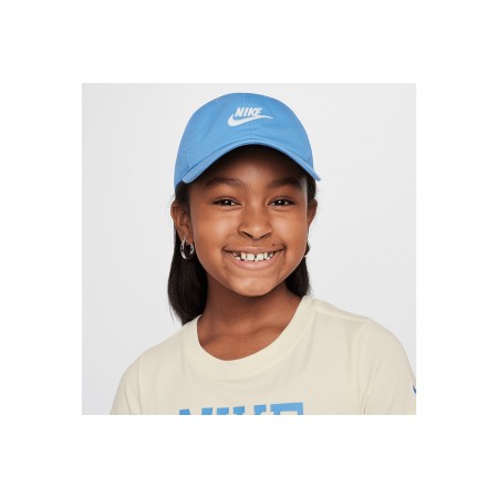 Nike Club Unstructured Futura Wash Καπέλο Strapback Γαλάζιο