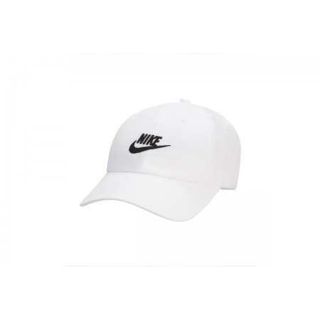 Nike Sportswear Club Unisex Καπέλο Λευκό (FB5368 100)