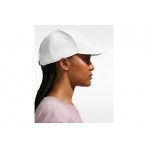 Nike Dri-FIT Club Structured Metal Logo Καπέλο Strapback Λευκό