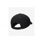 Nike Dri-FIT Club Structured Swoosh Καπέλο Μαύρο