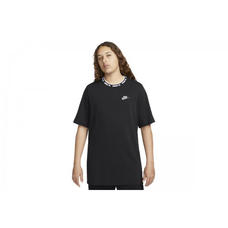 Nike Sportswear Club Ανδρικό Κοντομάνικο T-Shirt Μαύρο