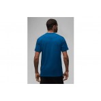 Jordan Flight Essentials Ανδρικό Κοντομάνικο T-Shirt Μπλε
