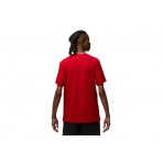 Jordan Flight Essentials Ανδρικό Κοντομάνικο T-Shirt Κόκκινο