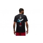Jordan Ανδρικό Κοντομάνικο T-Shirt Μαύρο (FB7468 010)