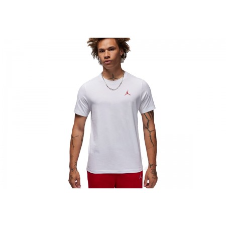 Jordan Ανδρικό Κοντομάνικο T-Shirt Λευκό (FB7468 100)