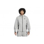 Nike Sportswear Tech Fleece Ανδρική Ζακέτα Με Κουκούλα Γκρι