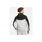 Nike Sportswear Tech Fleece Ζακέτα Με Κουκούλα Γκρι, Μαύρη