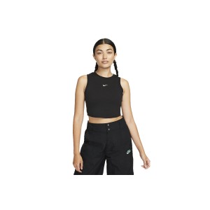 Nike Sportswear Chill Knit Crop Top Αμάνικο Γυναικείο (FB8279 010)