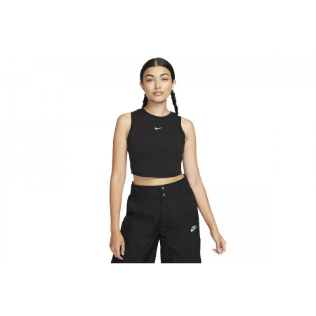 Nike Sportswear Chill Knit Crop Top Αμάνικο Γυναικείο 