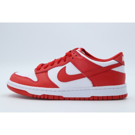 Nike Dunk Low Sneakers Λευκά, Κόκκινα