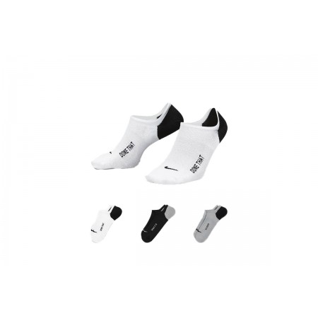 Nike Everyday Plus Lightweight Unisex Καλτσάκια Πολύχρωμα 3 Ζεύγη