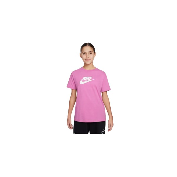Nike Παιδικό Κοντομάνικο T-Shirt Ροζ (FD0928 620)