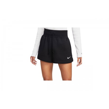 Nike Sportswear Phoenix Fleece Γυναικείο Αθλητικό Σορτς Μαύρο