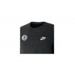 Nike Brooklyn Nets Ανδρικό Κοντομάνικο T-Shirt Μαύρο