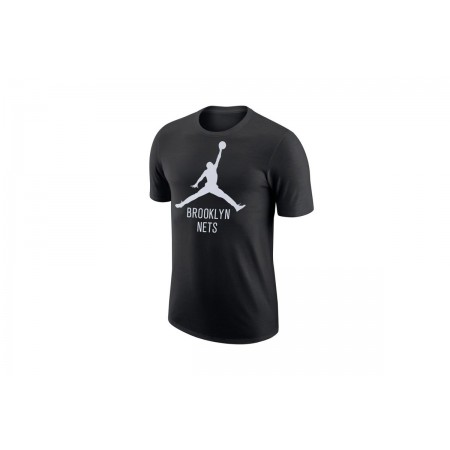 Jordan NBA Brooklyn Nets Παιδικό Κοντομάνικο T-Shirt Μαύρο