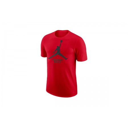 Jordan Ανδρικό Κοντομάνικο T-Shirt Κόκκινο (FD1460 657)