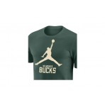Jordan NBA Milwaukee Bucks Essential Ανδρικό Κοντομάνικο T-Shirt