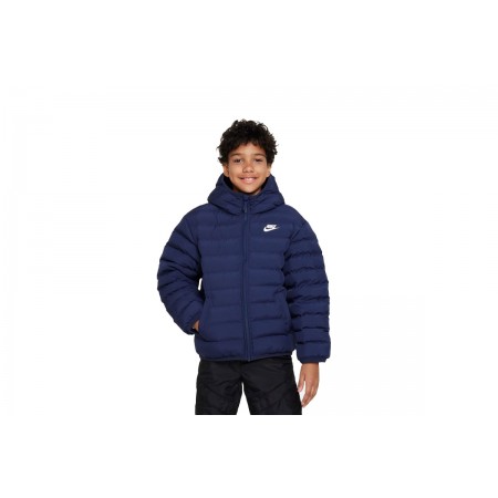 Nike Sportswear Lightweight Παιδικό Puffer Μπουφάν Μπλε Σκούρο