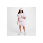 Nike Sportswear Club Fleece Παιδικό Σορτς Λιλά