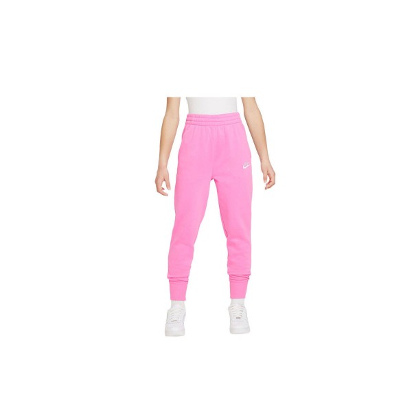 Nike Sportswear Club Fleece Παιδικό Παντελόνι Φόρμας Ροζ