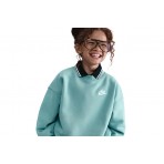 Nike Sportswear Club Fleece Παιδική Μακρυμάνικη Μπλούζα Οινοπνευματί